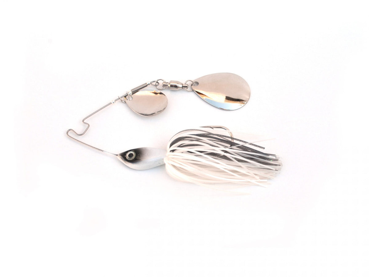 SPINNERBAIT RX MINI DC LONGASBAITS WHITE SMOKE