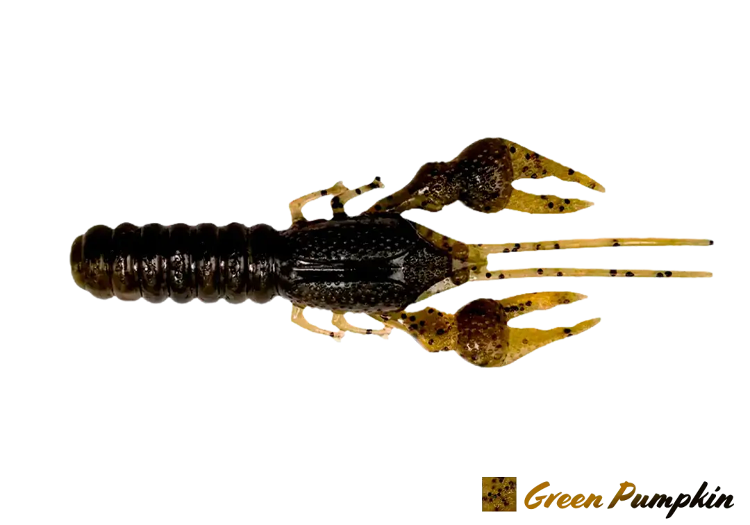 FINESSE CRAW AGR BAITS GREEN PUMPKIN