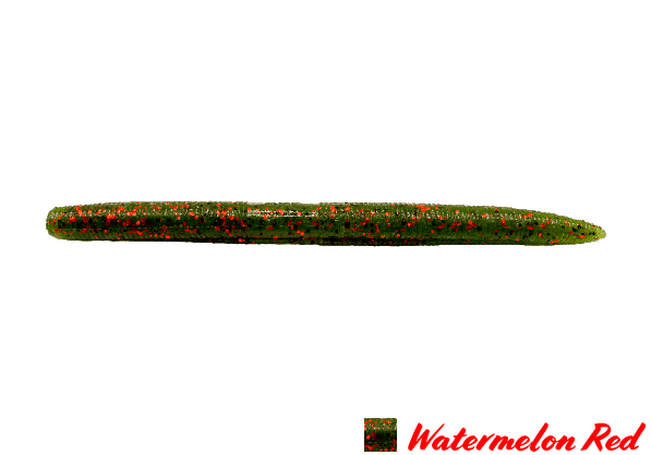 STILL WORM AGR BAITS 5" WATERMELON RED