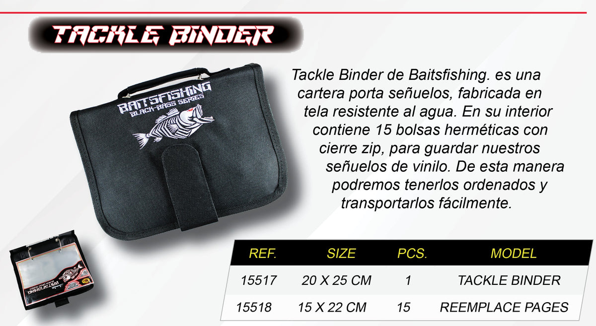 TACKLE BINDER BAITSFISHING