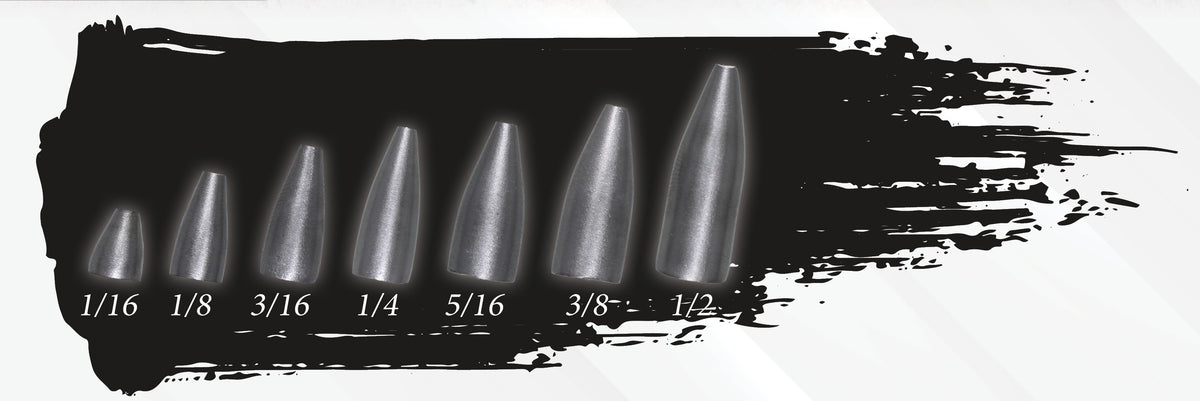 PLOMO WORM WEIGHT 3/8OZ 12PCS
