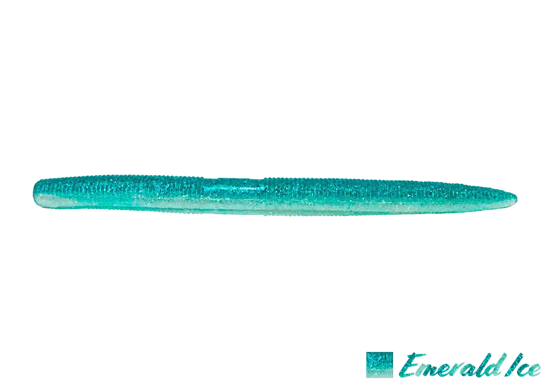 STILL WORM AGR BAITS 4" EMERALD ICE