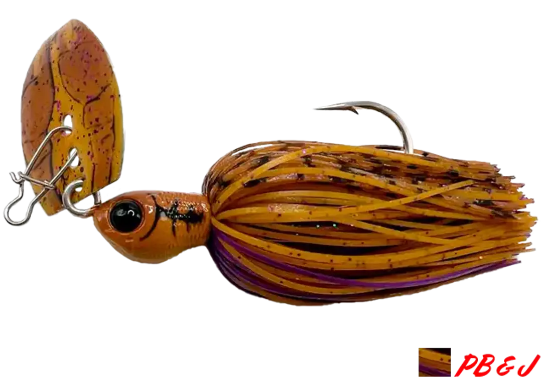 CHATTERBAIT GOLIAT 1/2OZ AGR BAITS PB&J