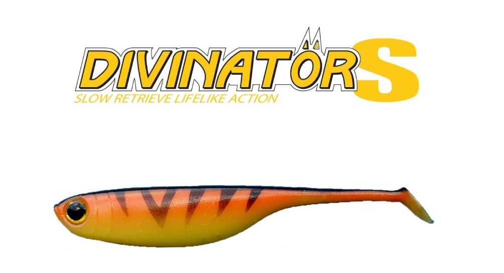 DIVINATOR SHAD 5" COLOR RED TIGER
