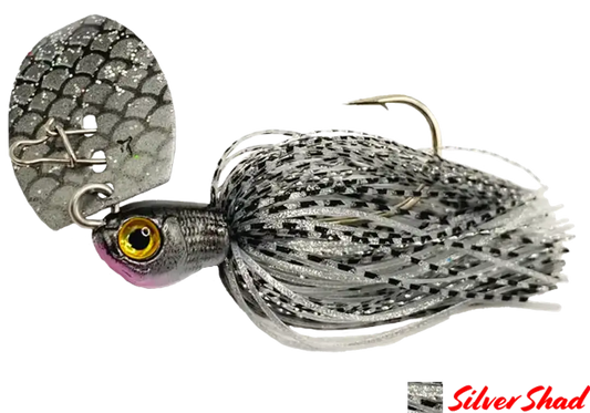 CHATTERBAIT GOLIAT 1/2OZ AGR BAITS SILVER SHAD