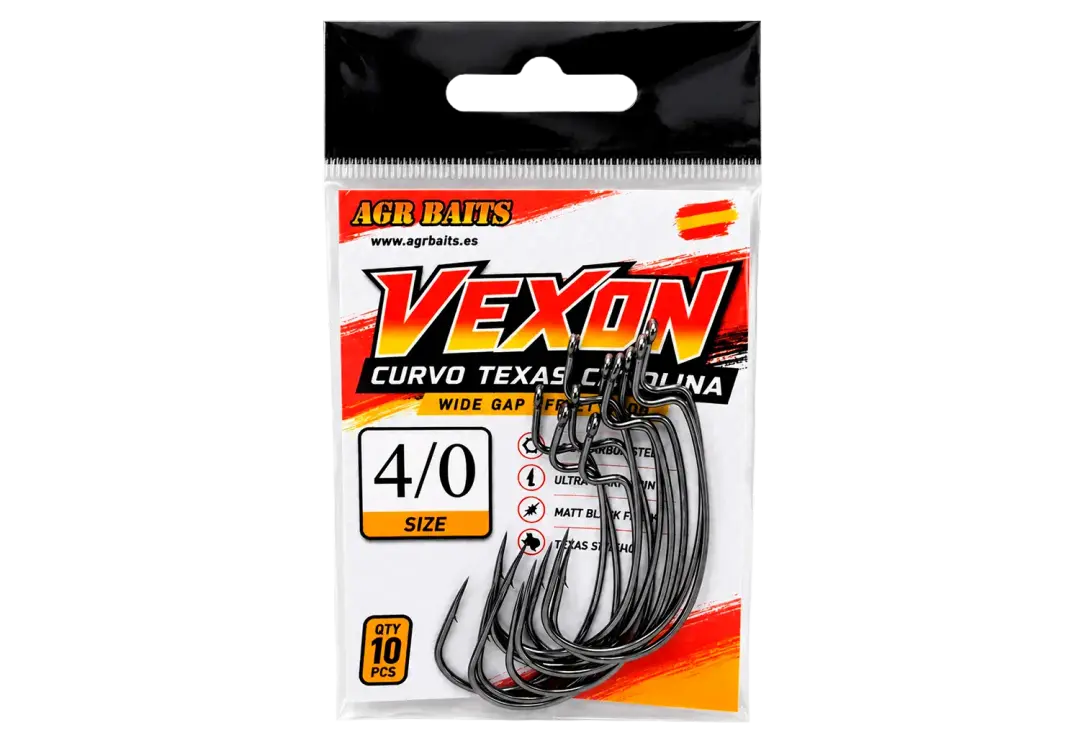 ANZUELO CURVO 4/0 VEXON AGR BAITS