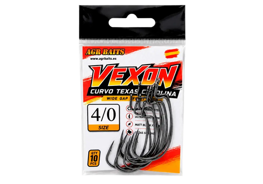 ANZUELO CURVO 4/0 VEXON AGR BAITS