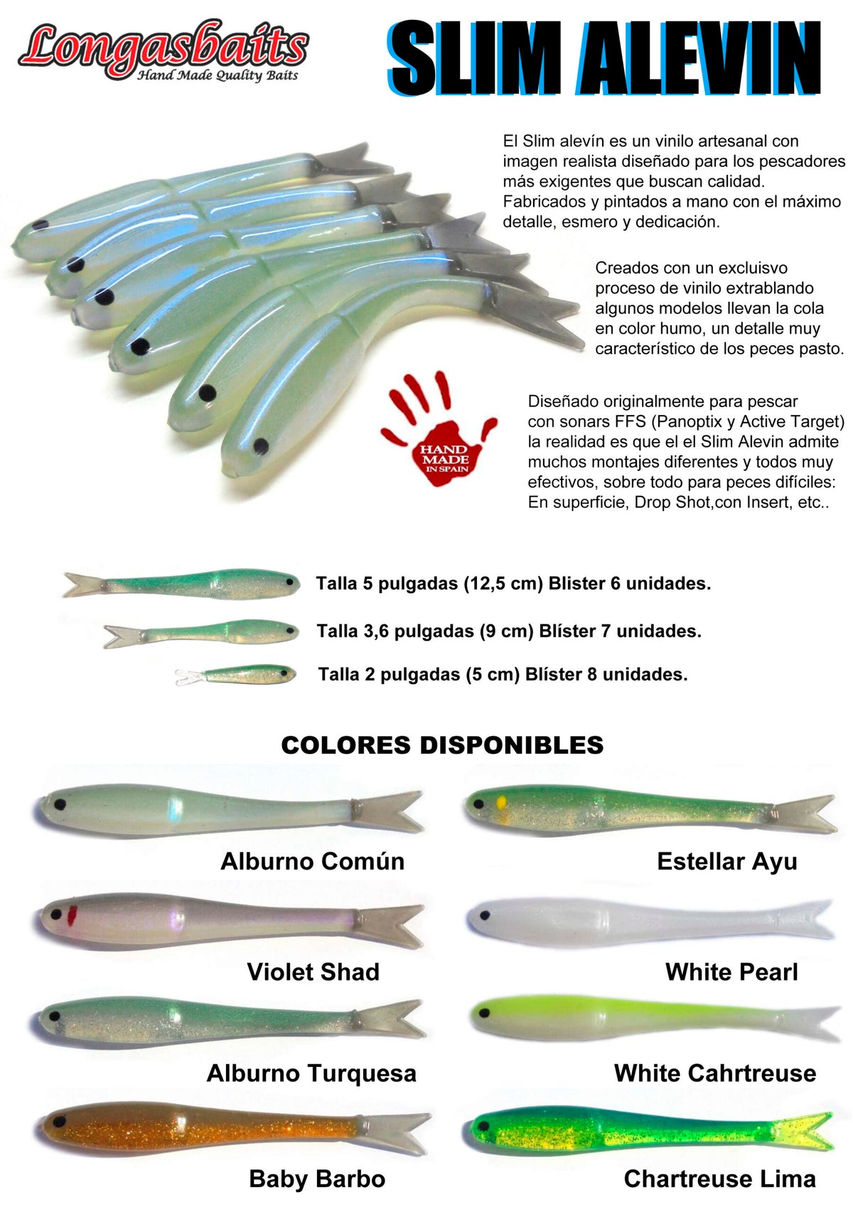 SLIM ALEVIN 3,6" BABY BARBO LONGASBAITS