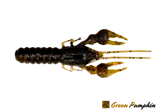 FINESSE CRAW AGR BAITS GREEN PUMPKIN