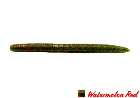STILL WORM AGR BAITS 5" WATERMELON RED
