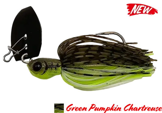 CHATTERBAIT GOLIAT 1/2OZ AGR BAITS GREEN PUMPKIN CHART