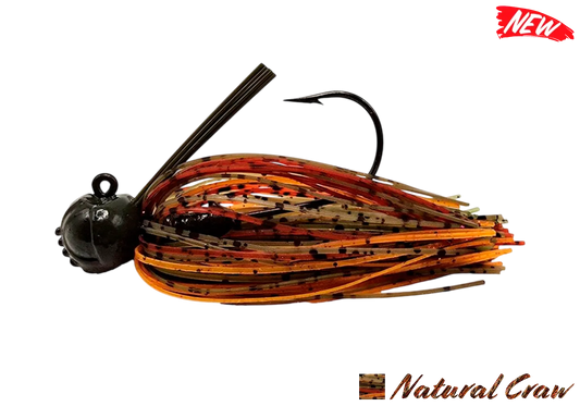 FOOTBALL JIG AGR BAITS 1/2OZ NATURAL CRAW