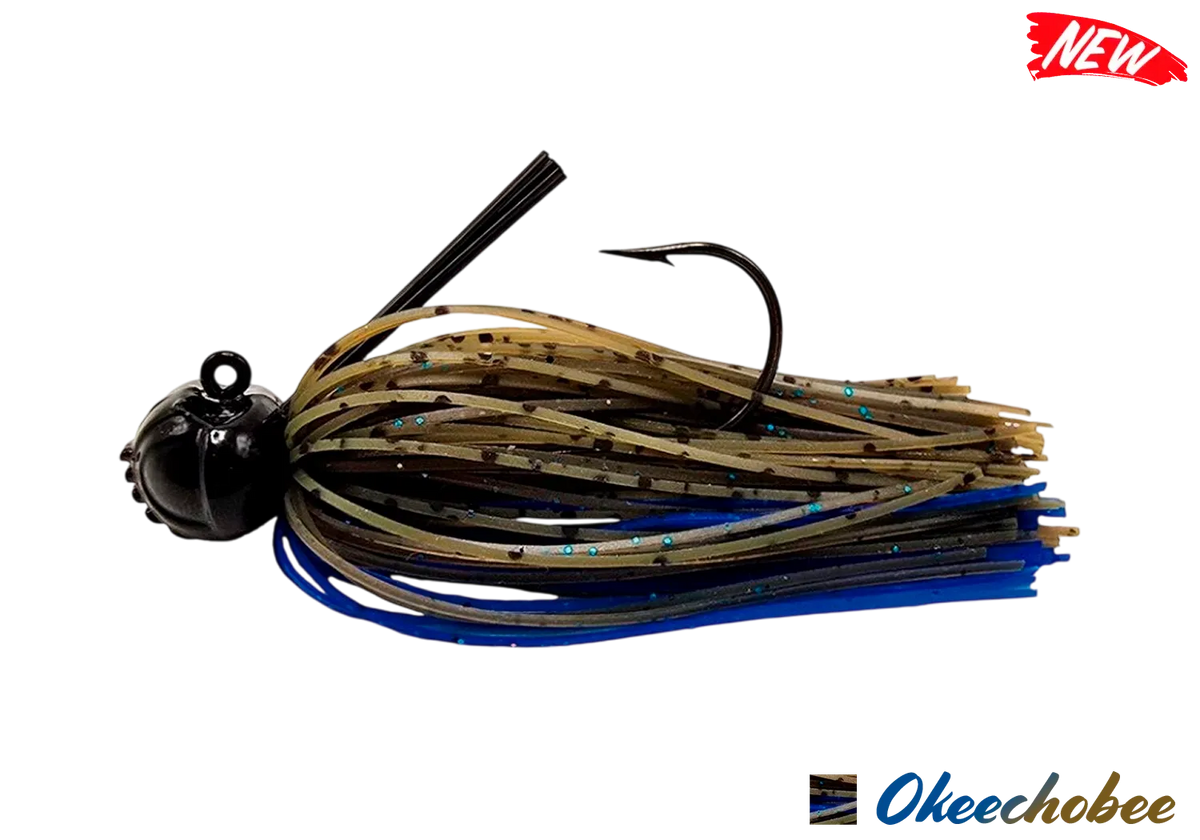 FOOTBALL JIG AGR BAITS 1/2OZ OKEECHOBEE