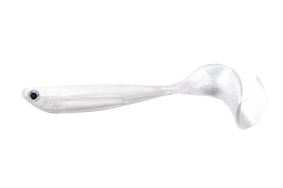 R SHAD 160 MEGA CURLY PEARL WHITE ROSHI