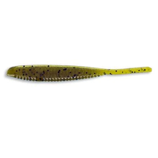 SHAD SHAPE WORM 3,75" GARY YAMAMOTO GREEN PUMPKIN BLACK FLAKE