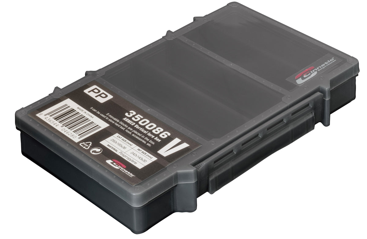CAJA CINNETIC ARMED VERTICAL LURE BOX