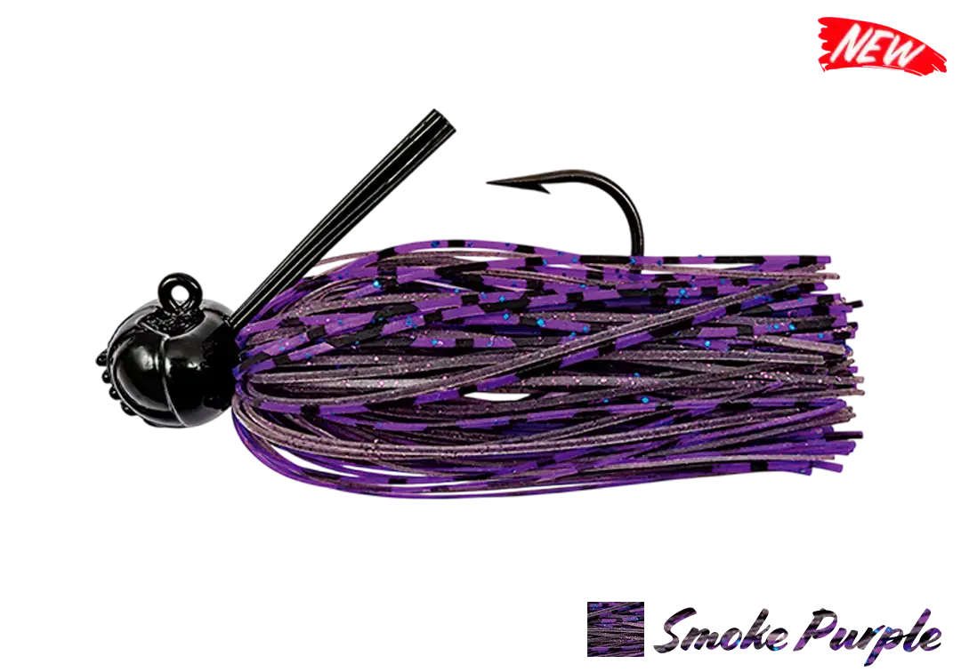 FOOTBALL JIG AGR BAITS 1/2OZ SMOKE PURPLE