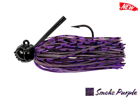 FOOTBALL JIG AGR BAITS 1/2OZ SMOKE PURPLE