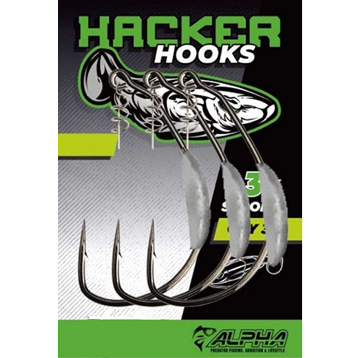 HACKER HOOKS PLOMADO 4/0 ALPHA