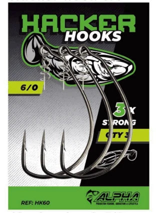 HACKER HOOKS 6/0 ALPHA