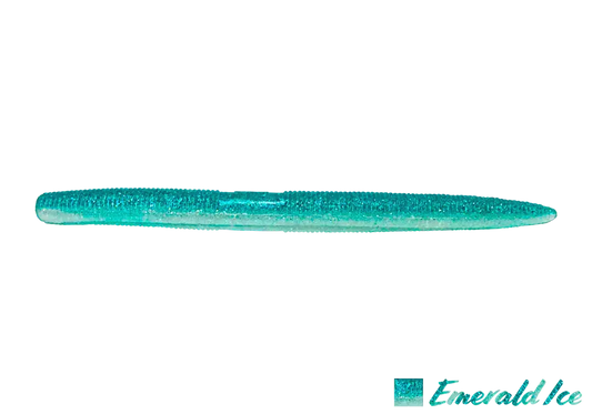 STILL WORM AGR BAITS 4" EMERALD ICE
