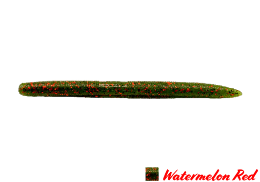 STILL WORM AGR BAITS 4" WATERMELON RED