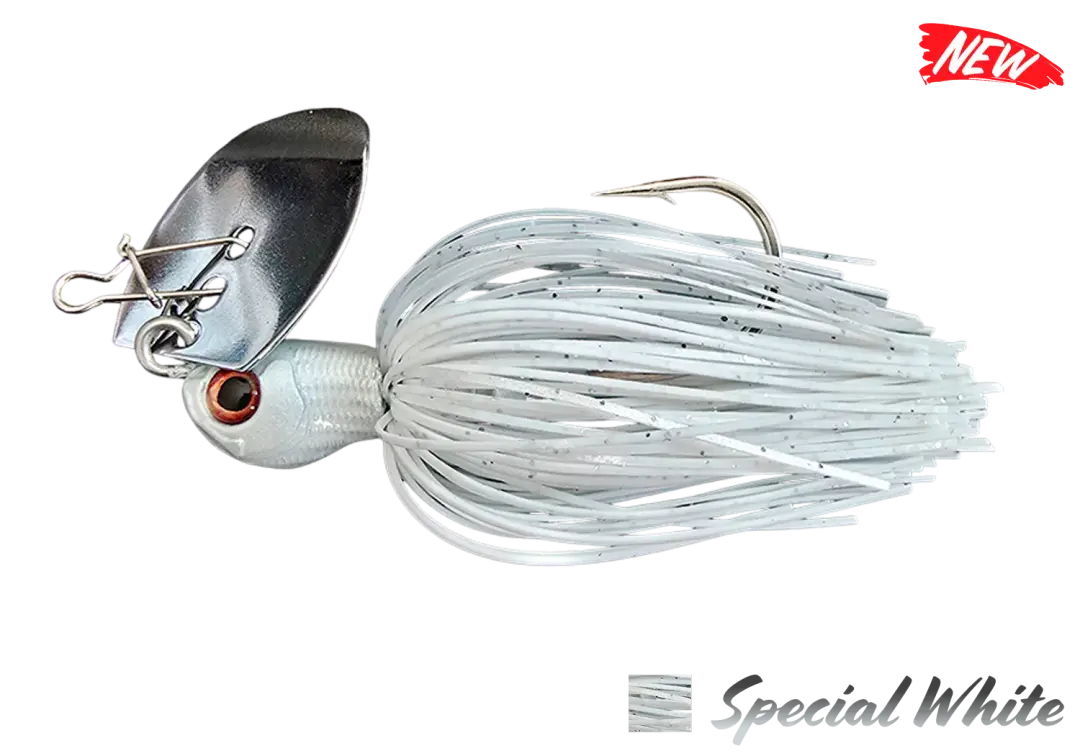 CHATTERBAIT GOLIAT 1/2OZ AGR BAITS SPECIAL WHITE