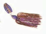 CHATTERBAIT CHROME 1/2OZ BAITSFISHING CINNAMON PURPLE CRAW