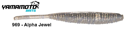 SHAD SHAPE WORM 3,75" GARY YAMAMOTO ALPHA JEWEL
