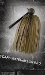 FOOTBALL JIG 1/2OZ BAITSFISHING DARK WATERMELON RED
