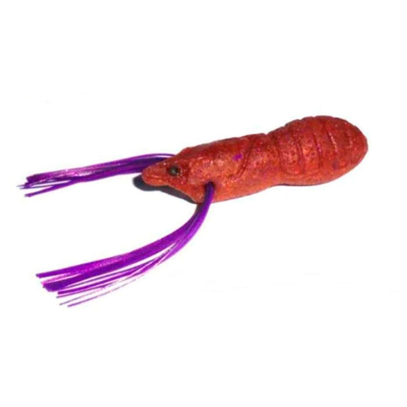 BE CRAW LONGASBAITS CINNAMON PURPLE
