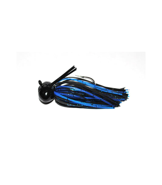 FOOTBALL JIG MINI 1/2OZ LONGASBAITS BLACK BLUE