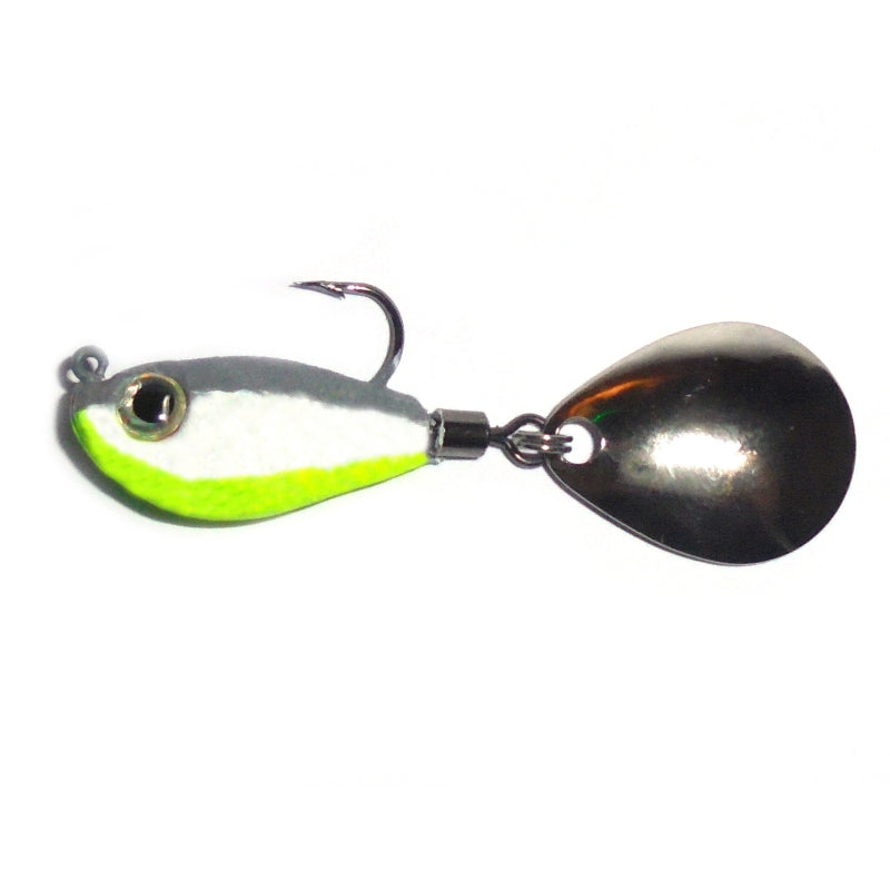 LB TAIL SPIN 1/2OZ CHARTREUSE GREY