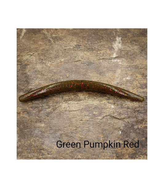 MULTISTICK 5" WALOBAITS GREEN PUMPKIN RED
