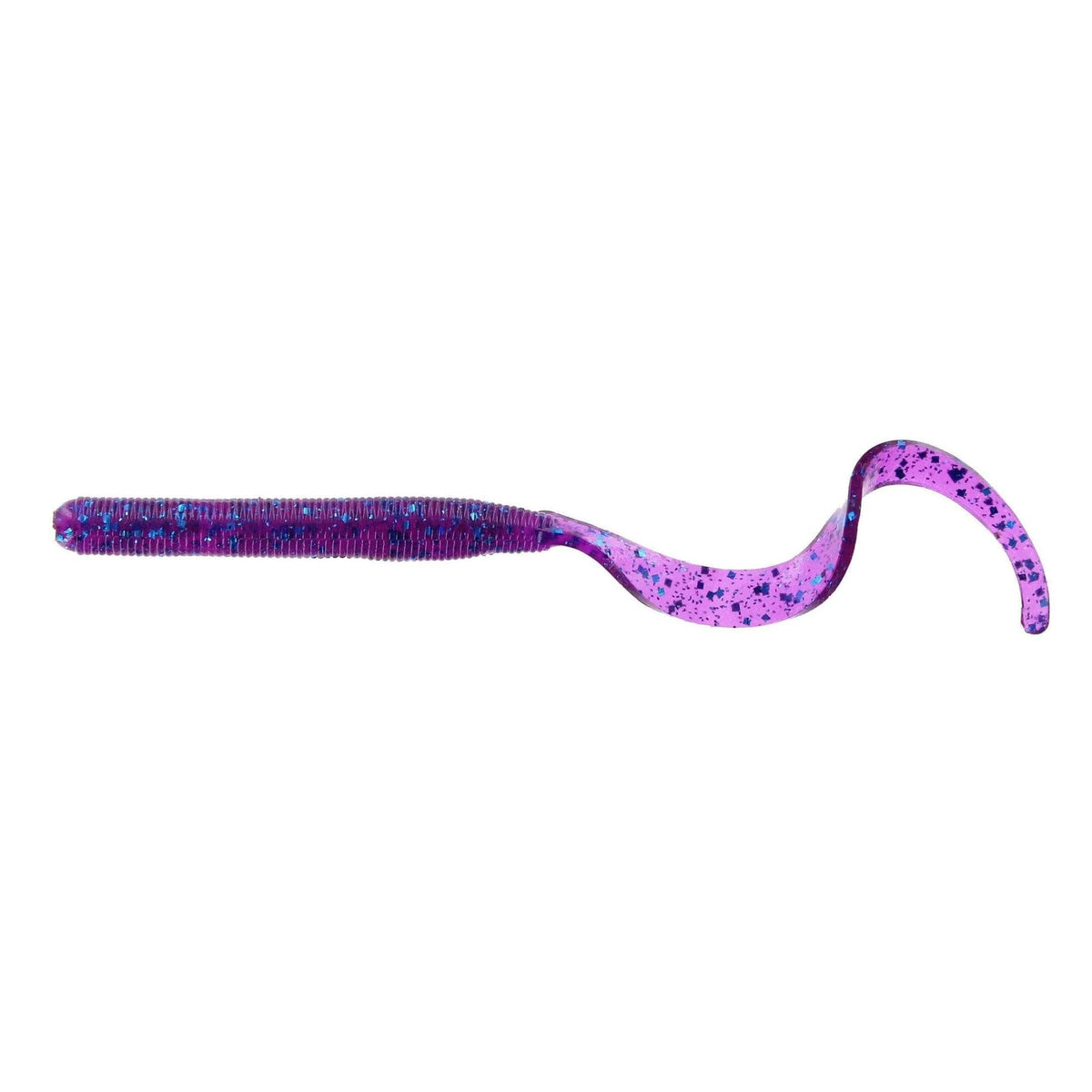 CURLY TAIL WORM ELECTRIC BLUE ZOOM